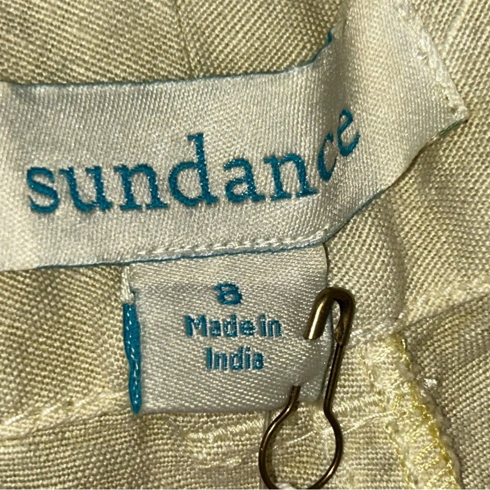 NWT Sundance Organia Lace Pants
Size 8
Linen Blend
Relaxed Fit
Yellow Tan Color - Picture 4 of 9